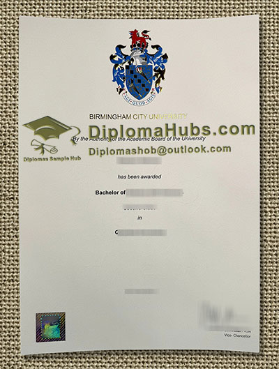 Birmingham City University Degree