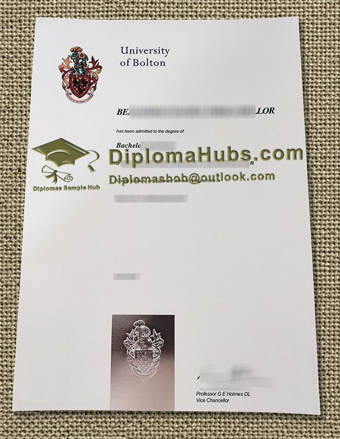 University of Bolton Degree
