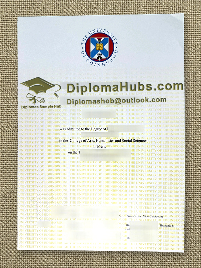 University of Edinburgh degree