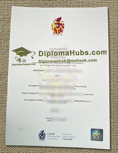 Cardiff Metropolitan University Diploma