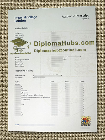 Imperial College London Transcript