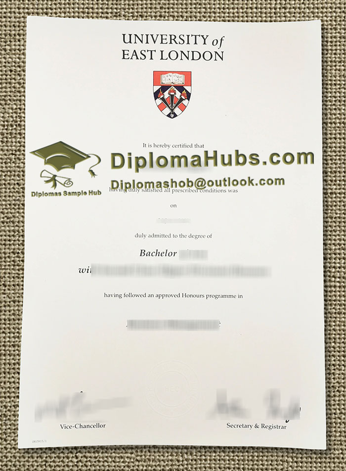 University of East London Degree University of East London Degree