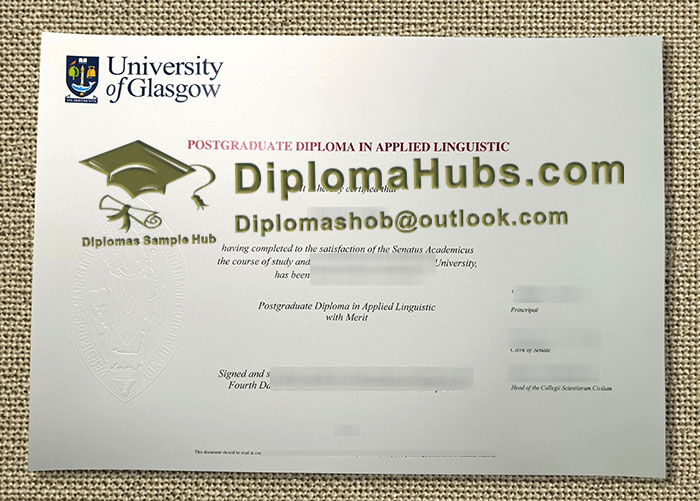 University of Glasgow Degree
