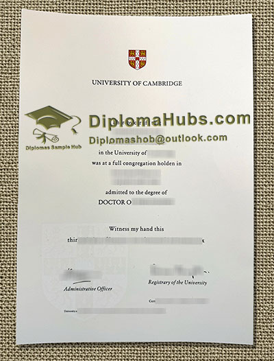 University of Cambridge Diploma